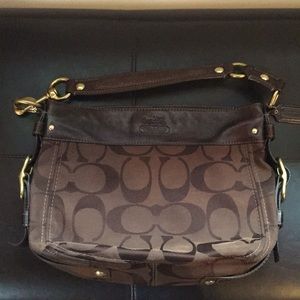 Coach brown shoulder bag